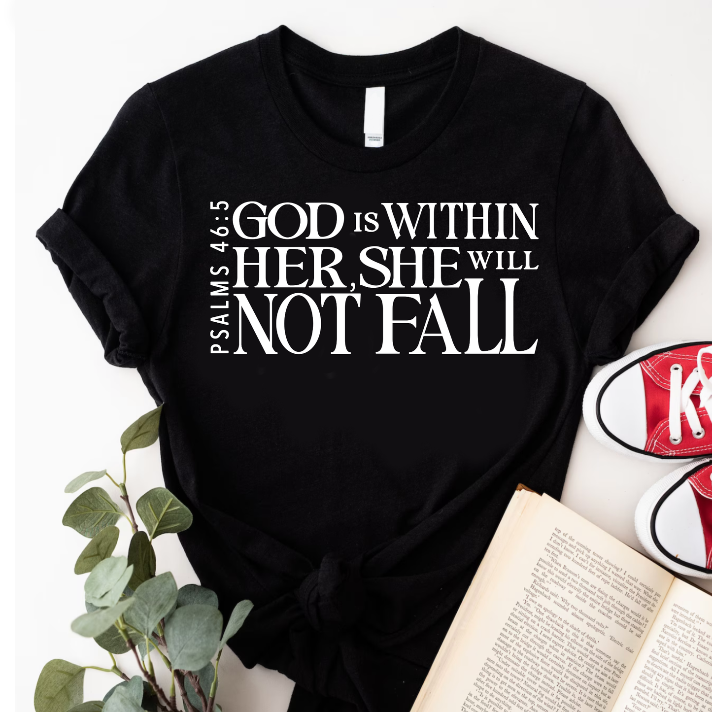 Women’s “God is Within Her” T-shirt
