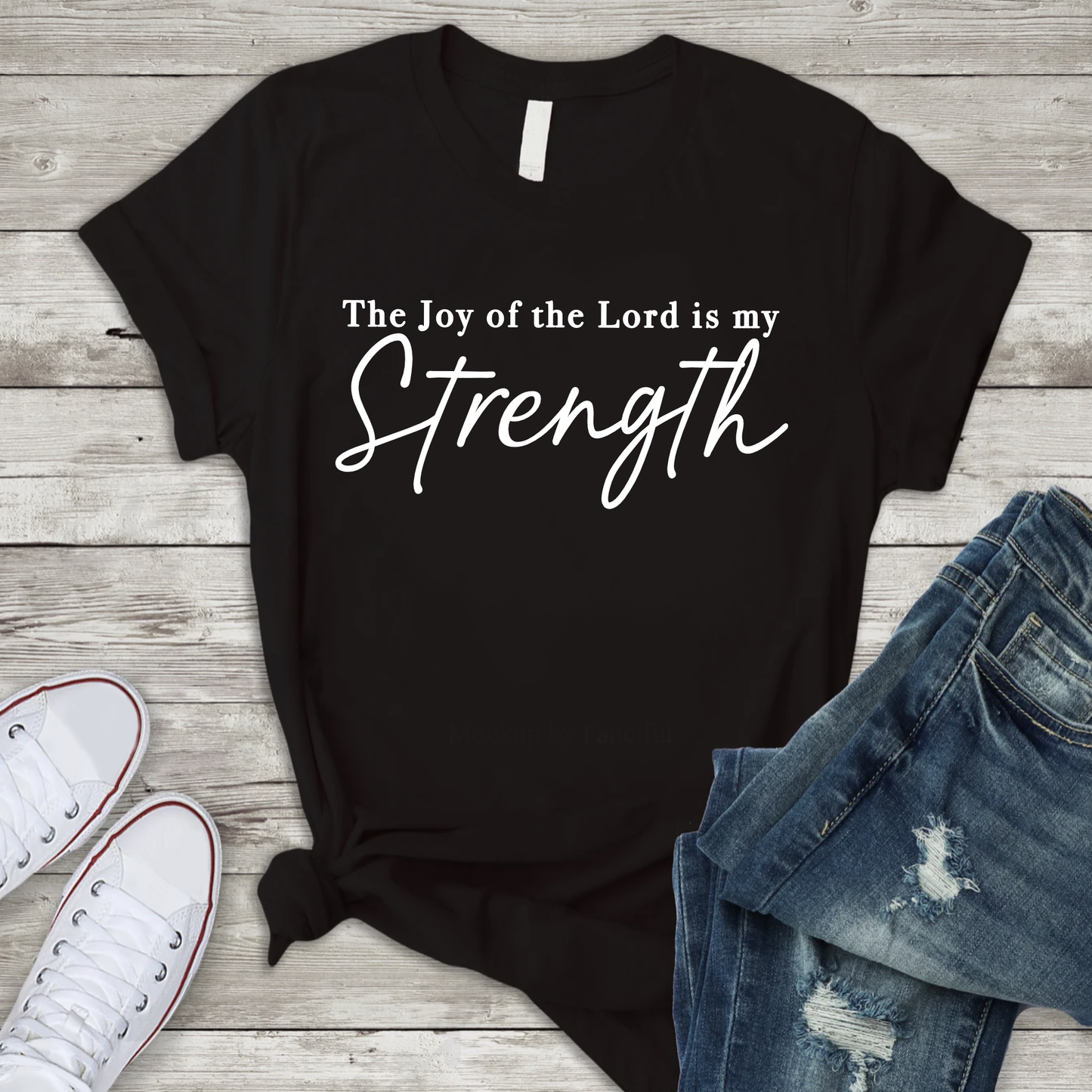 Women’s “The Joy of The Lord is My Strength” T-shirt