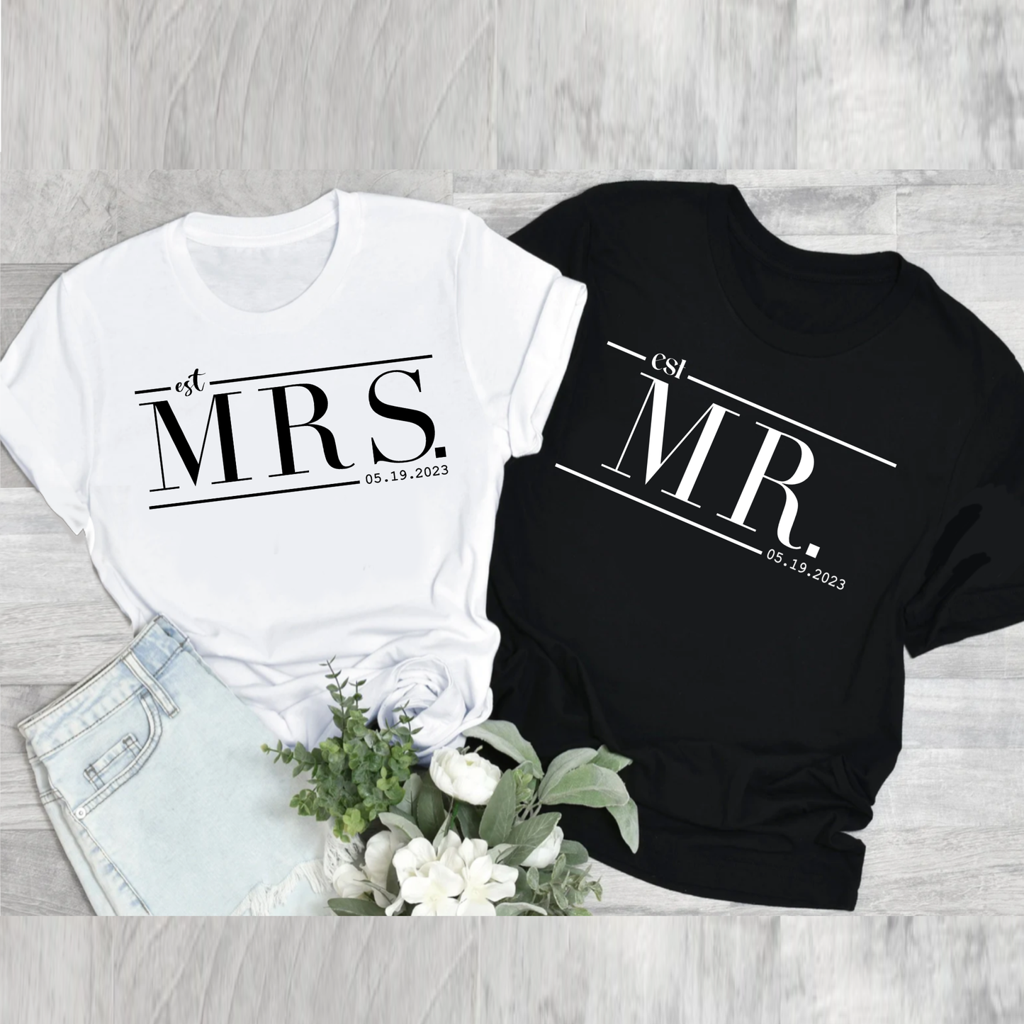 Women’s | Customize Your Anniversary | “Mrs.” T-shirt