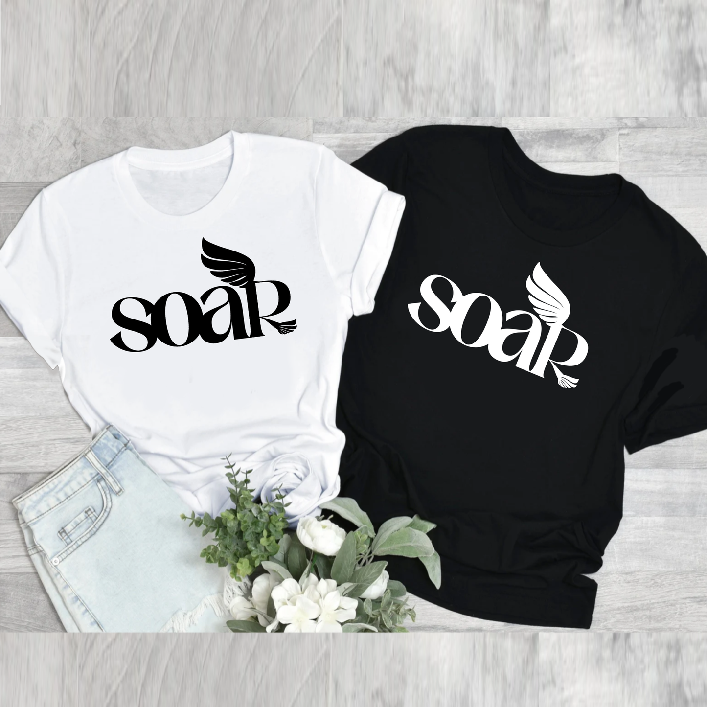 Don’t forget to check out our women’s “SOAR” shirt!