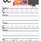 Alphabet Tracing Workbook: FOR AGES 3-7.