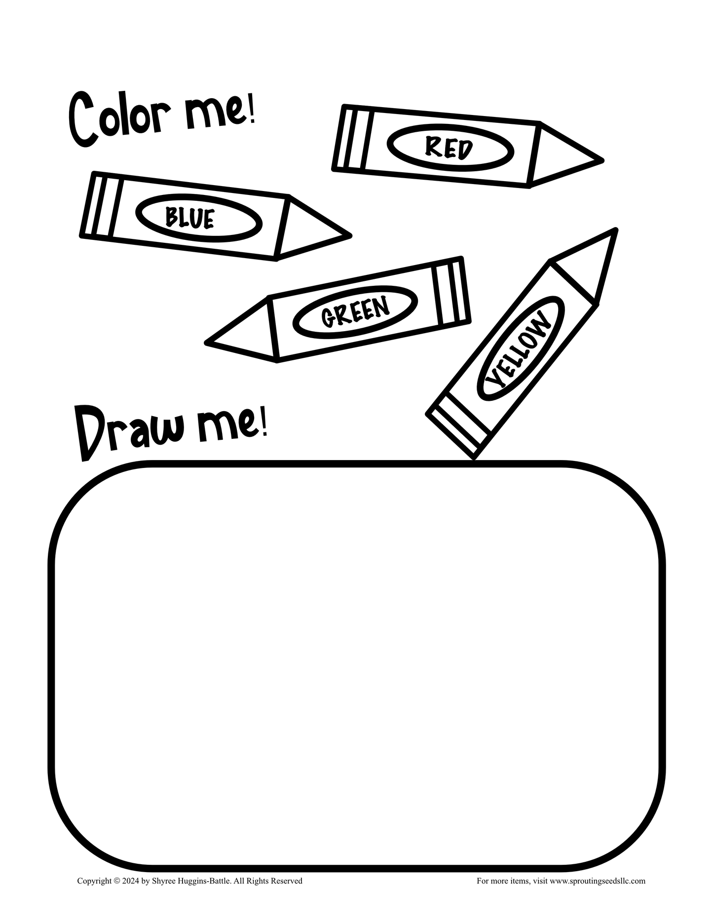 My Sketch Book: 50 Pages for Sketching and Fun! For ages 3+: Bonus Coloring Pages included!